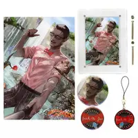 Gwelu Os Gar - Key Chain - Badge - Acrylic Art Plate - Canvas Board - Birthday Merch Complete Set - Nijisanji