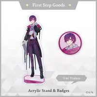 Uki Violeta - Badge - Nijisanji Welcome Goods - Noctyx