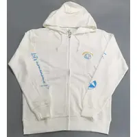 Suntory Nomu - Clothes - Hoodie (燦鳥ノム パーカー ホワイト フリーサイズ 「バーチャルYoutuber」)