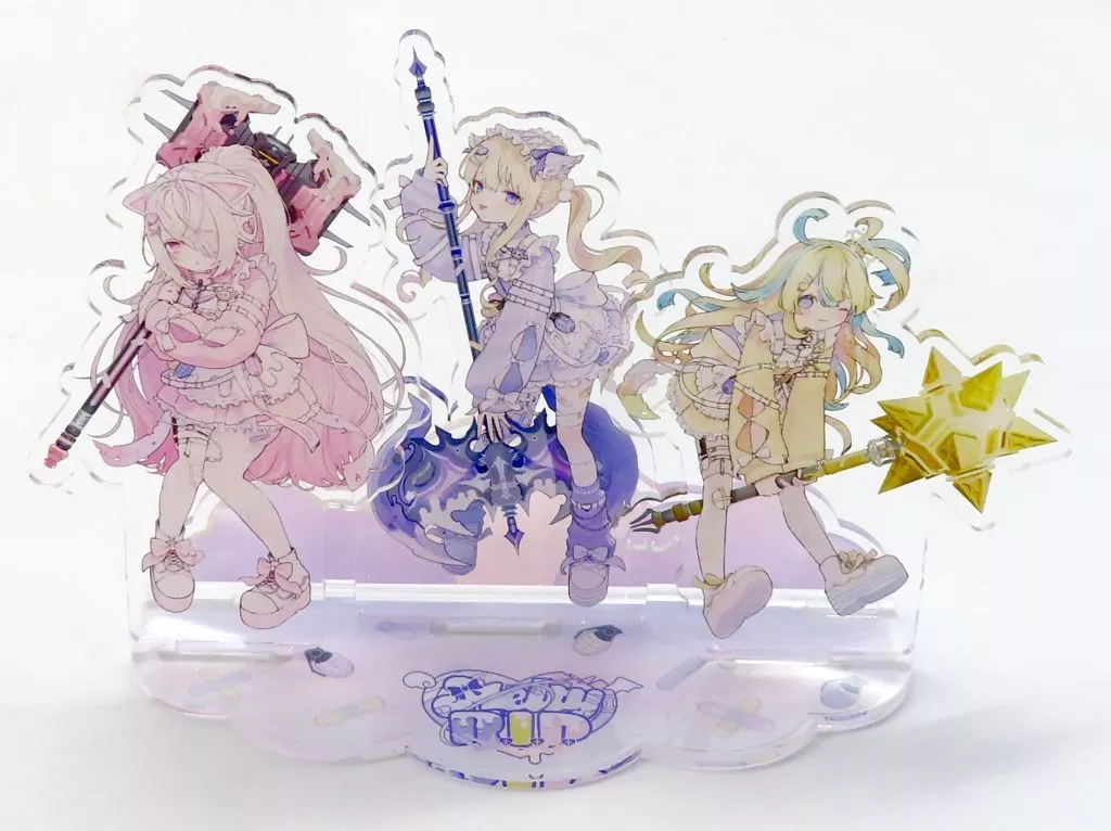 Re:AcT - Acrylic stand - Tsukushi Aria & Amakawa Hano & Kulaku Lie