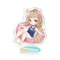 Sakuragawa Uri - Acrylic Key Chain - Key Chain - Acrylic stand - VTuber Size-50x50mm