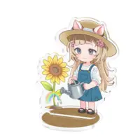 Sakuragawa Uri - Acrylic stand - VTuber Size-70x70mm