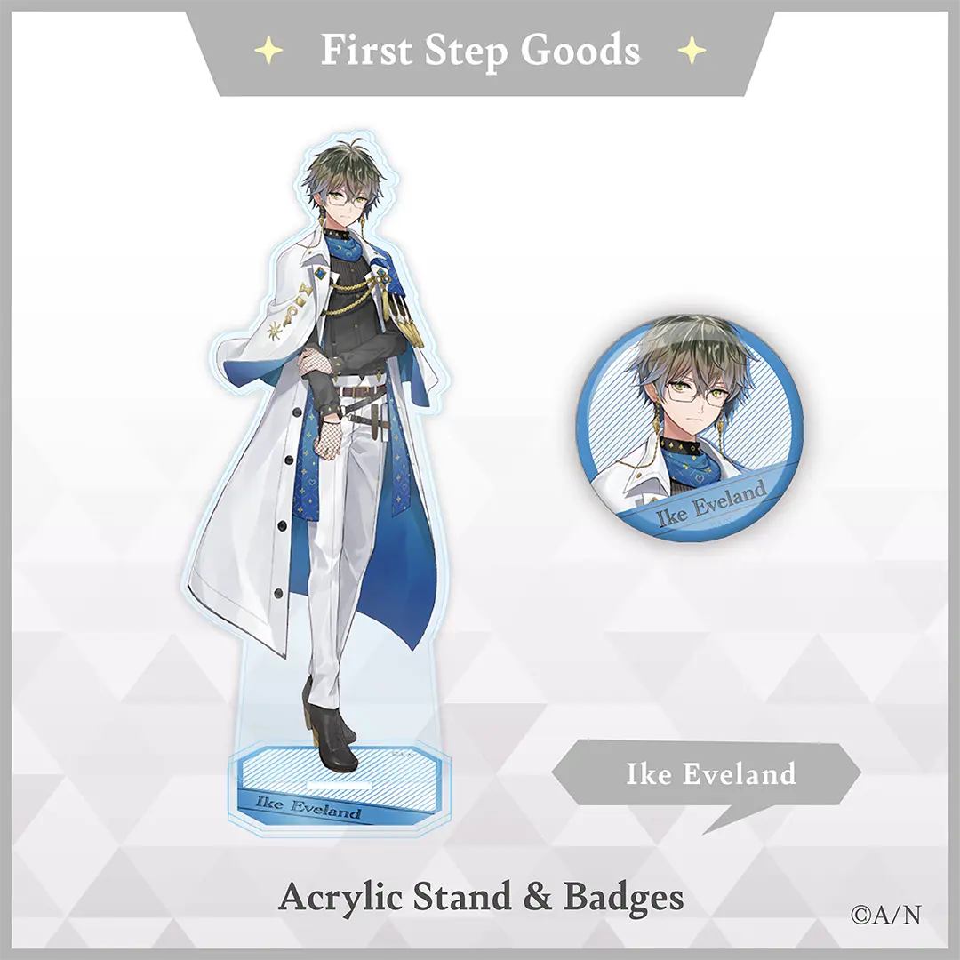 にじさんじ EN IkeEveland アイク・イーヴランド 新衣装 缶バッジ Ike Eveland - Nijisanji Welcome Goods - Badge - Luxiem (【First