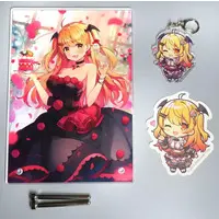 Yozora Mel - Birthday Merch Complete Set - Stickers - Acrylic Art Plate - Acrylic Key Chain - Key Chain - hololive