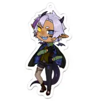 Harube Maro - Acrylic Key Chain - Key Chain - VTuber Size-70 x 70 (mm)