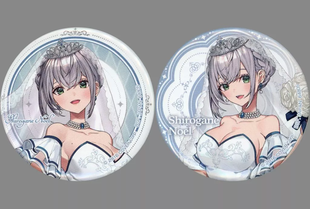 Shirogane Noel - Ichiban Kuji - Badge - Ichiban Kuji -Wedding Dress Style- - hololive