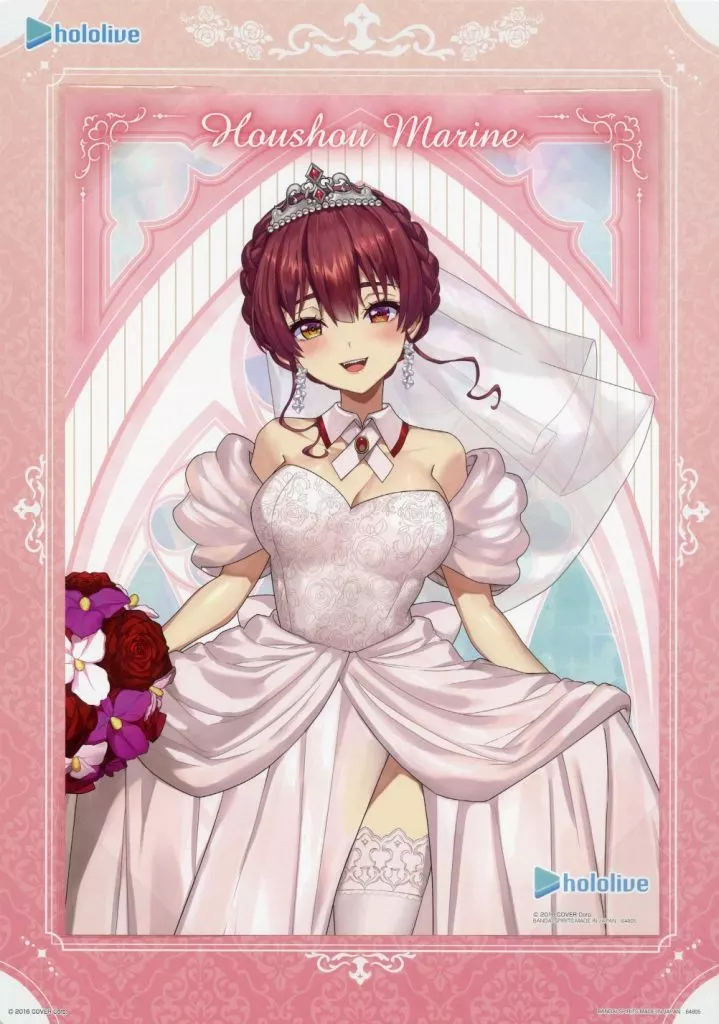 Houshou Marine - Ichiban Kuji -Wedding Dress Style- - Ichiban Kuji - Poster - hololive