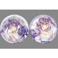 Tokoyami Towa - Ichiban Kuji - Badge - Ichiban Kuji -Wedding Dress Style- - hololive