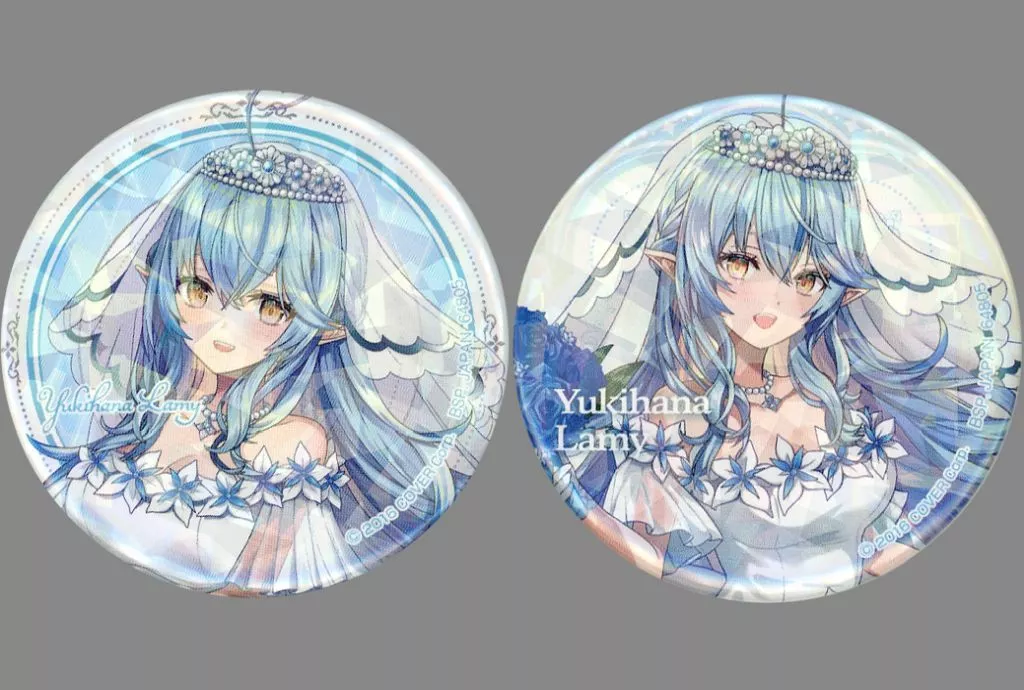 Yukihana Lamy - Ichiban Kuji -Wedding Dress Style- - Badge - Ichiban Kuji - hololive