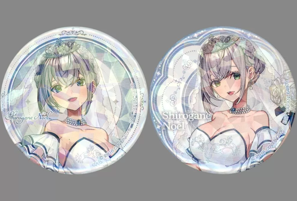 Shirogane Noel - Ichiban Kuji -Wedding Dress Style- - Ichiban Kuji - Badge - hololive