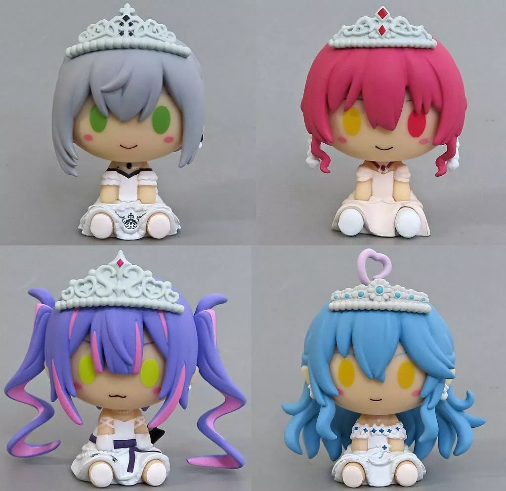 hololive - Chokonokko Figure - Trading Figure - Ichiban Kuji -Wedding Dress Style- - Houshou Marine & Shirogane Noel & Yukihana Lamy & Tokoyami Towa