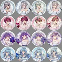 hololive - Badge - Ichiban Kuji - Ichiban Kuji -Wedding Dress Style- - Houshou Marine & Shirogane Noel & Yukihana Lamy & Tokoyami Towa