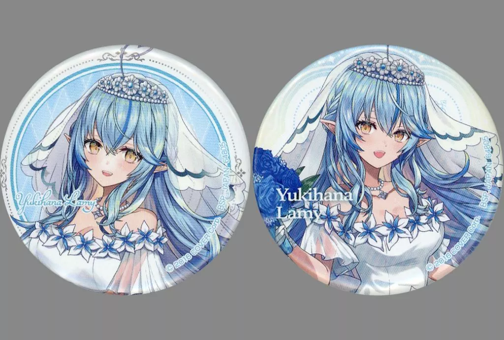 Yukihana Lamy - Ichiban Kuji - Badge - Ichiban Kuji -Wedding Dress Style- - hololive
