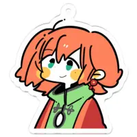 Kyomen Yurika - Acrylic Key Chain - Key Chain - VTuber Size-50 x 50 (mm)