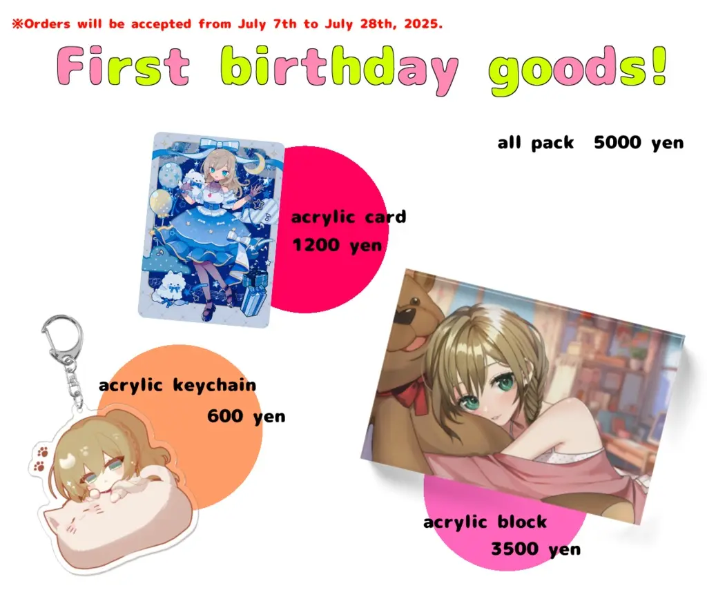 Mikami Maki - Acrylic Block - VTuber