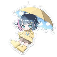 Aozora Mei - Acrylic Key Chain - Key Chain - VTuber Size-100 x 100 (mm)