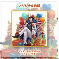 Shido Kosuke - Clothes - T-shirts - Acrylic Art Plate - Card case - Stationery - Tapestry - Umbrella Marker - Birthday Merch Complete Set - Badge - Illustration Board - Plastic Folder - VTuber