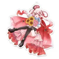 Sakuragi Koebi - Acrylic Key Chain - Key Chain - VTuber Size-100 x 100 (mm)