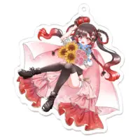 Sakuragi Koebi - Acrylic Key Chain - Key Chain - VTuber Size-70 x 70 (mm)
