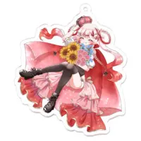 Sakuragi Koebi - Acrylic Key Chain - Key Chain - VTuber Size-70 x 70 (mm)