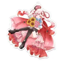 Sakuragi Koebi - Acrylic Key Chain - Key Chain - VTuber Size-100 x 100 (mm)