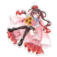 Sakuragi Koebi - Acrylic Key Chain - Key Chain - VTuber Size-100 x 100 (mm)