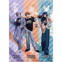 3SKM - Nijisanji×Kurasushi - Plastic Folder - Stationery - Kaisei & Kitami Yusei & Sakaki Ness