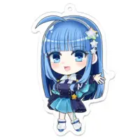 Hoshino Koucha - Acrylic Key Chain - Key Chain - VTuber Size-70 x 70 (mm)