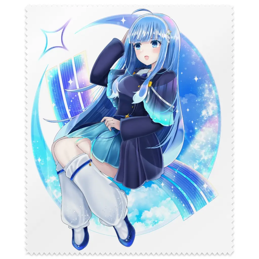 Hoshino Koucha - Microfiber Cloth - Glasses Cleaner - VTuber