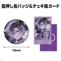 Uki Violeta - Character Card - Badge - Nijisanji