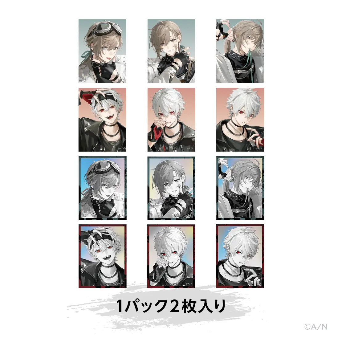 Kuzuha & Kanae - Stickers - ChroNoiR (Random Item)