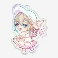 Amachi Karen - Acrylic Key Chain - Key Chain - VTuber Size-70mm