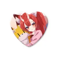 Kitsunenosato Takenoko - Heart Badge - Badge - VTuber
