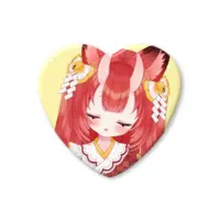Kitsunenosato Takenoko - Heart Badge - Badge - VTuber