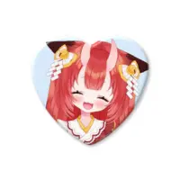 Kitsunenosato Takenoko - Heart Badge - Badge - VTuber