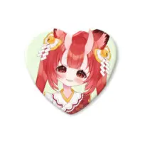 Kitsunenosato Takenoko - Heart Badge - Badge - VTuber