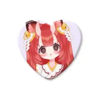 Kitsunenosato Takenoko - Heart Badge - Badge - VTuber