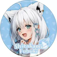 Shirakami Fubuki - hololive production official shop in Osaka Umeda - Badge - hololive