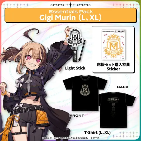 IRyS - Clothes - hololive English 3rd Concert - All for One - - T-shirts - Promise Size-XL