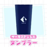 Awayuki Yuri - Tableware - Tumbler, Glass - VTuber Size-D 8cm H 9.5cm