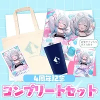 Awayuki Yuri - Complete Set - Hand-signed - Postcard - Badge - Acrylic Art Plate - Bag - VTuber