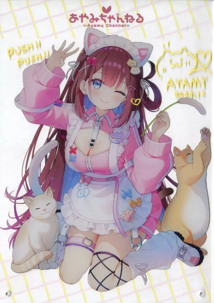 Ayamy - Acrylic Art Plate - Hand-signed - VTuber