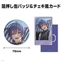 Nagao Kei - Character Card - Badge - Nijisanji