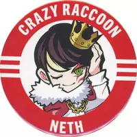 NETH - Badge - Crazy Raccoon