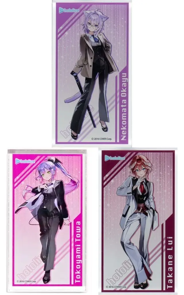 hololive - Acrylic Block - Takane Lui & Tokoyami Towa & Nekomata Okayu