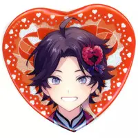 Saegusa Akina - Heart Badge - Badge - Nijisanji