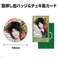 Zeal Ginjoka - Character Card - Badge - Nijisanji