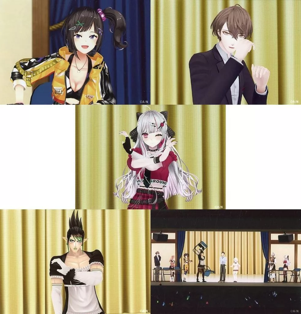 Nijisanji - Character Card - Ishigami Nozomi & Hayase Sou & Hanabatake Chaika & Kagami Hayato