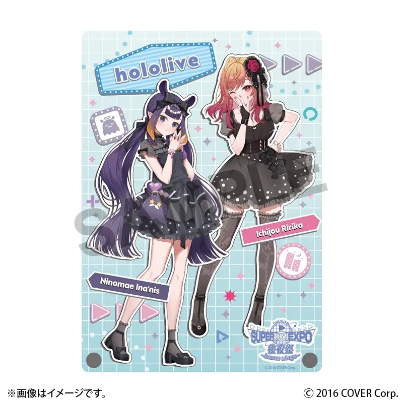 Ichijou Ririka & Ninomae Ina'nis - Acrylic Art Plate - Myth