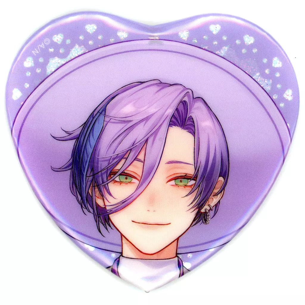 Sakaki Ness - Heart Badge - Badge - Nijisanji